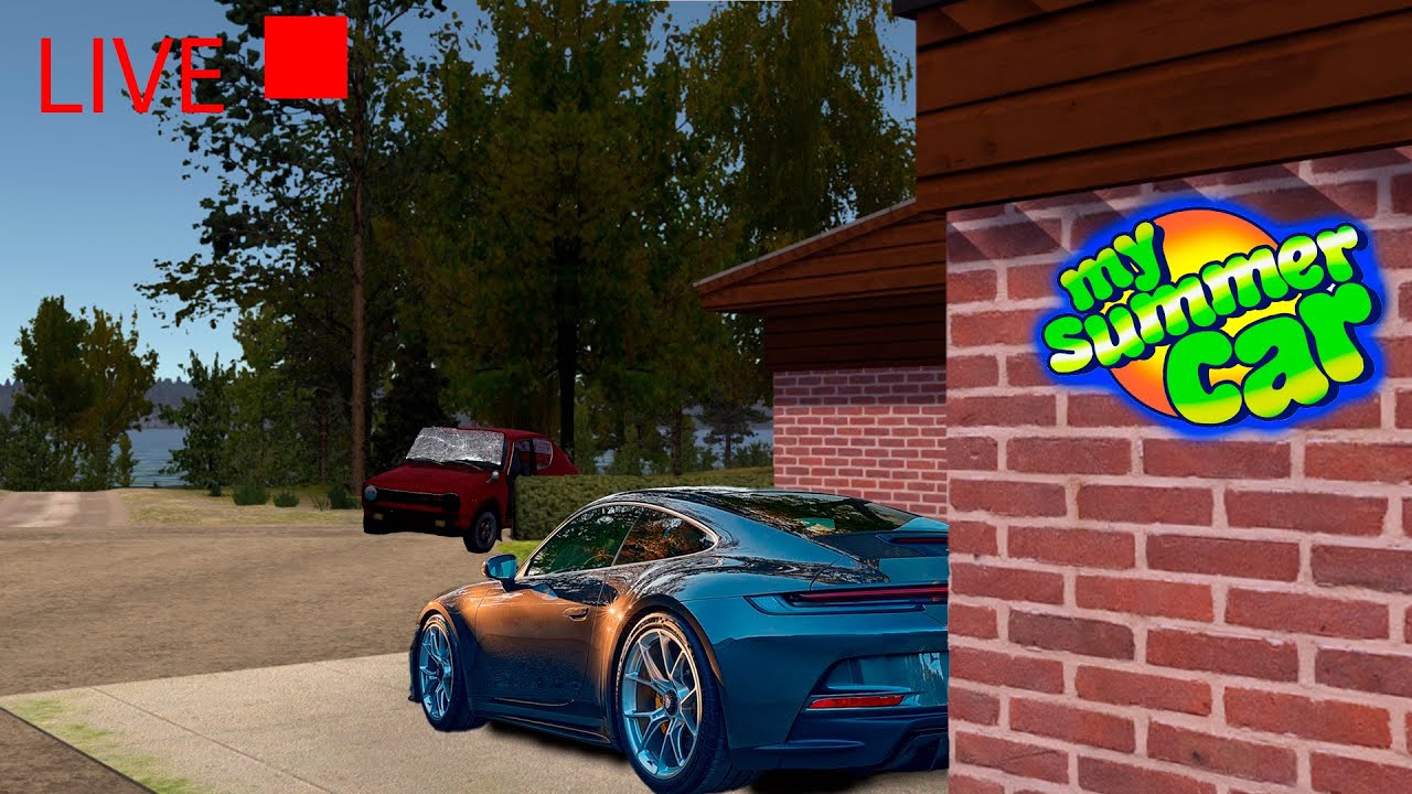 Ставим моды и играем в MY SUMMER CAR + смотрим много видео