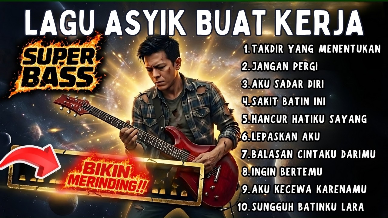 Lagu Enak Buat Kerja Original Terbaru | Dentuman Bass Mantab ‼️ Bikin MERINDING ‼️ Full 1 Jam