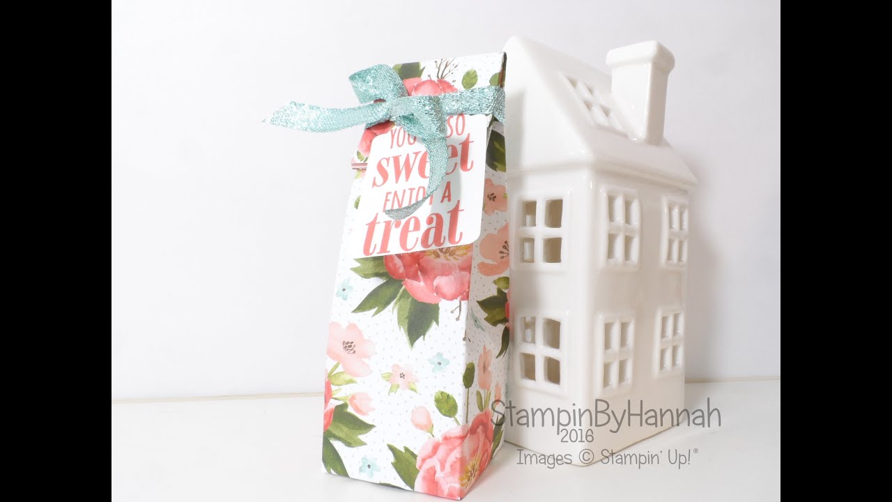 Easter Egg Gift Bag | StampinByHannah Newsletter Exclusive