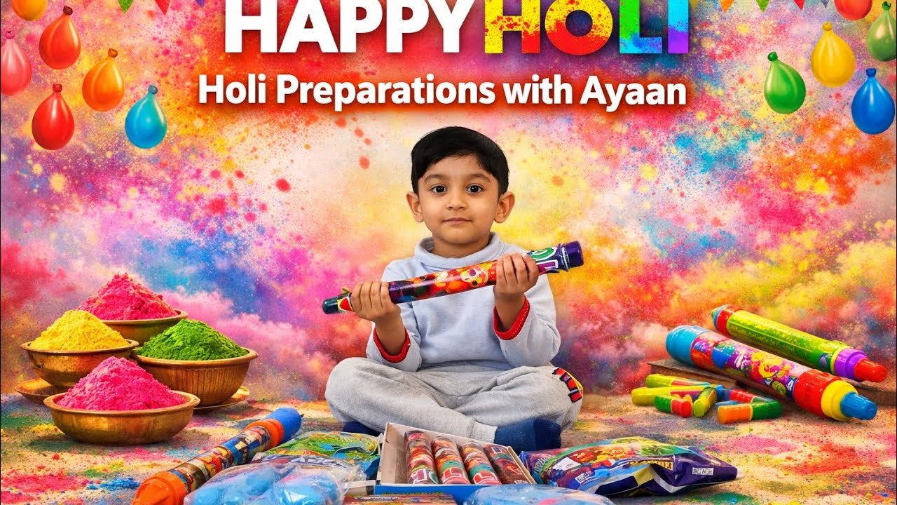 Bachchon Ki Khushi | Papa Laye Holi Ka Samaan #trending #viralvideo #explorepage #fyp #holispecial 