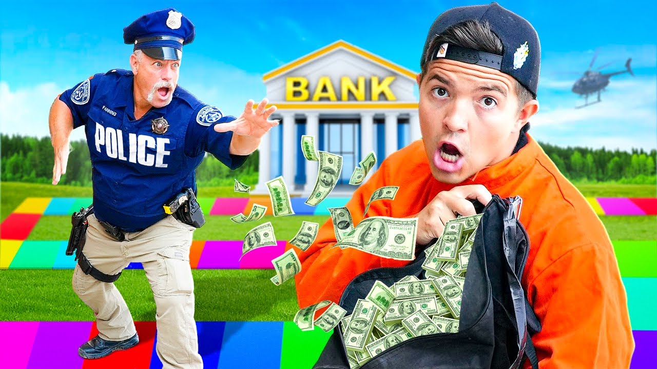 I Challenged Real Police to COPS vs ROBBERS Board Game!