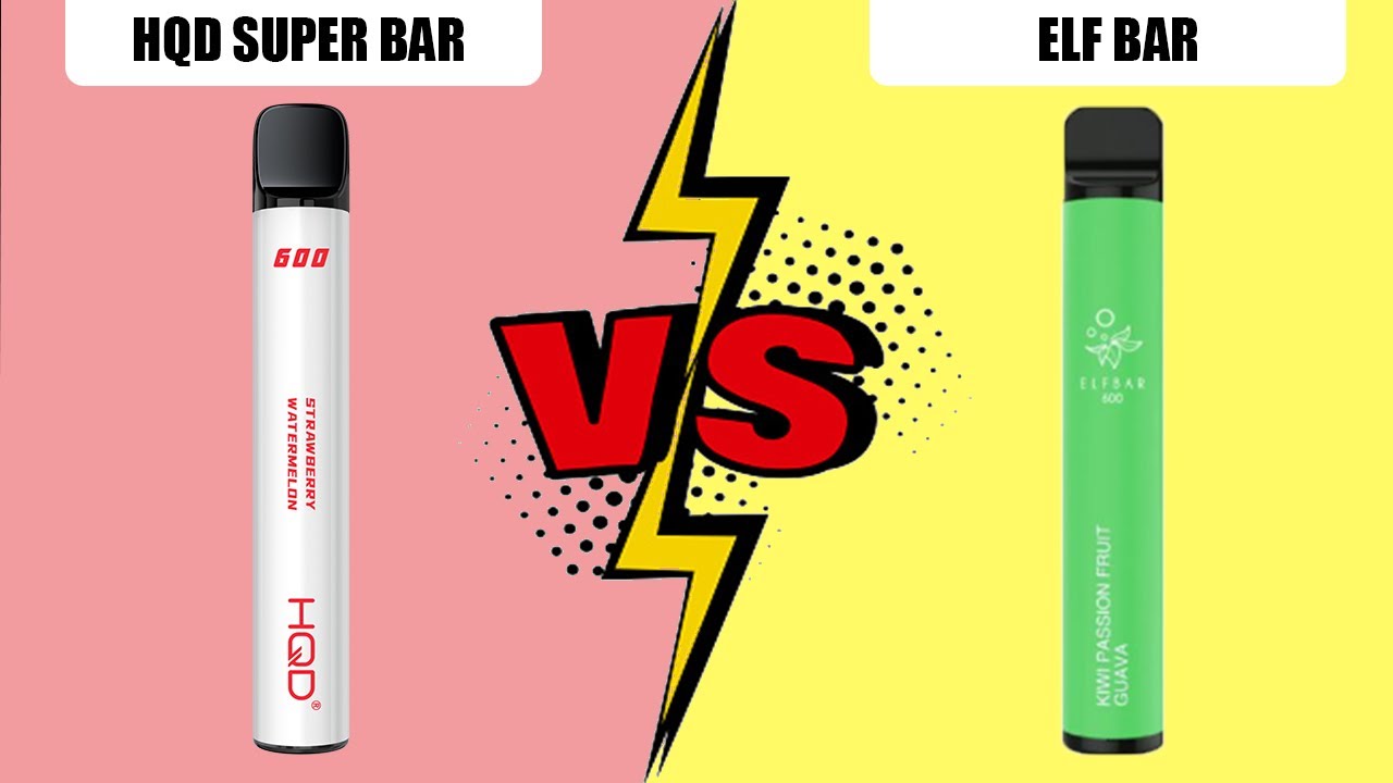 HQD Super Bar   VS   Elf Bar