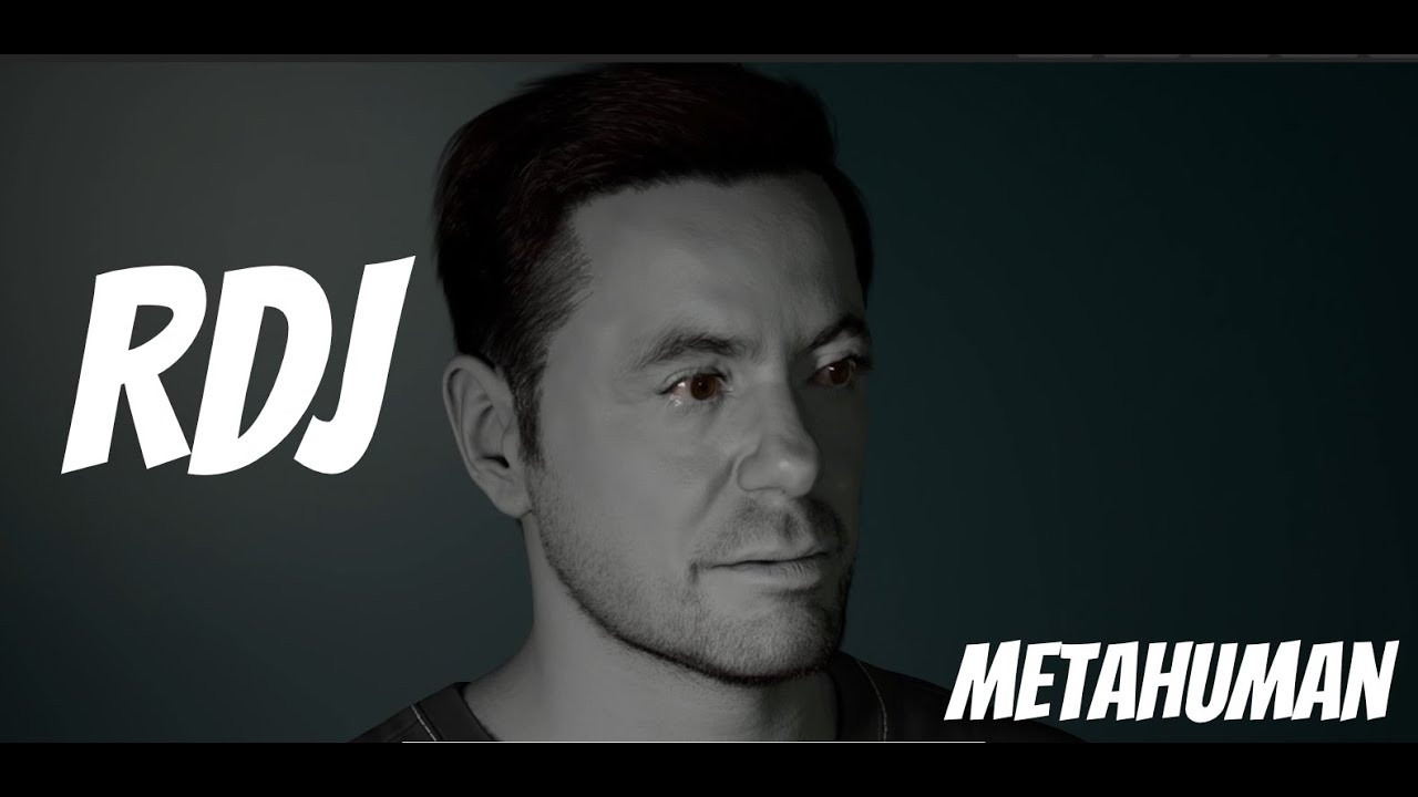Robert Downey Jr MetaHuman with AI | Hitem3D + Wrap3D Breakdown