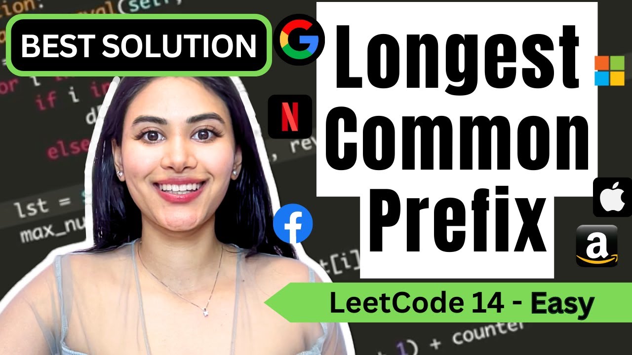 Самый длинный общий префикс — LeetCode 14 — Python #leetcode