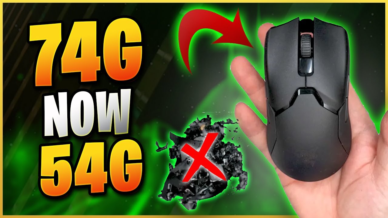 WORLDS LIGHTEST RAZER VIPER ULTIMATE:  Weight Reduction Mod