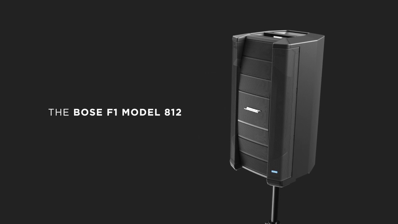 Bose F1 Model 812: Your Sound Stands Alone