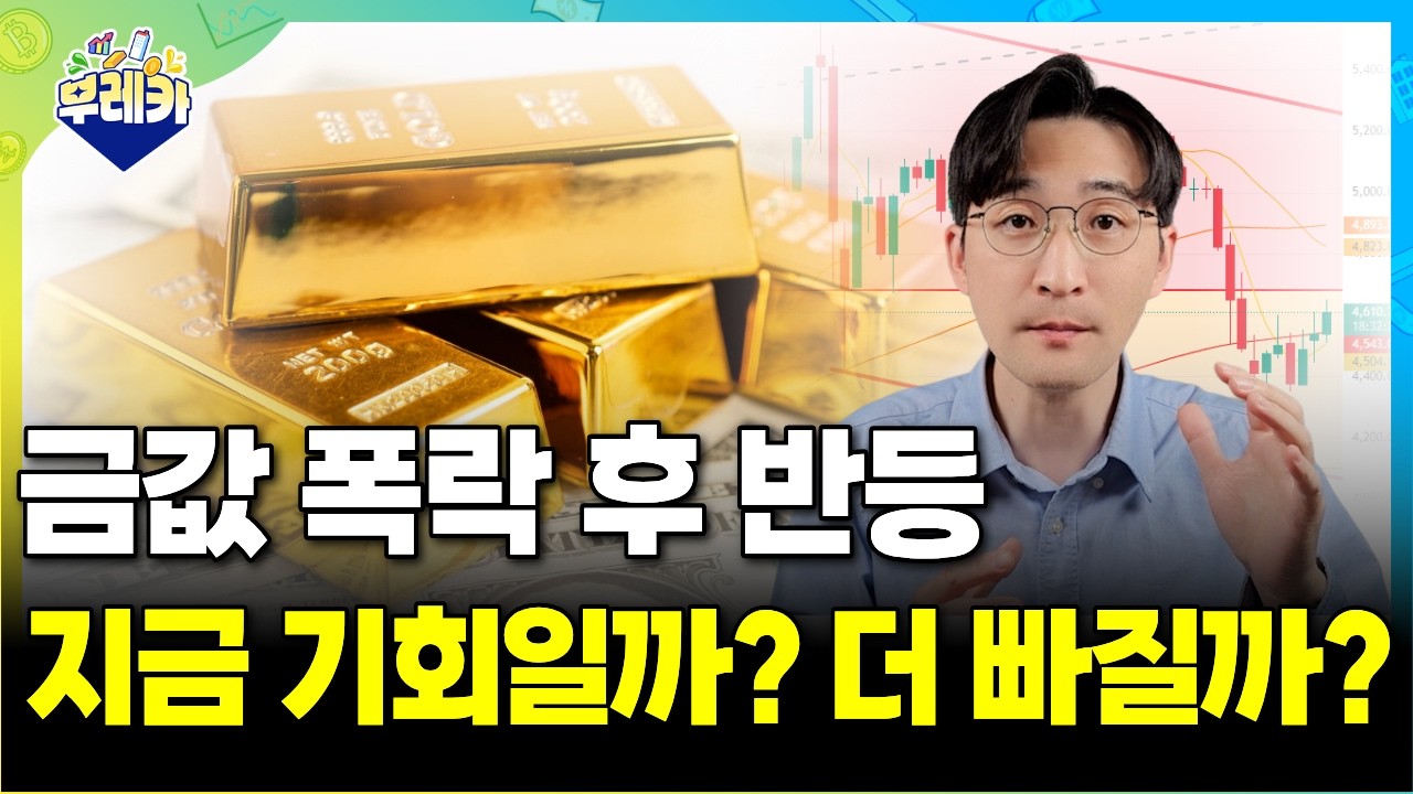 금값 급락 후 반등, 지금 기회일까 손절 구간일까? (차트 기준 정리)