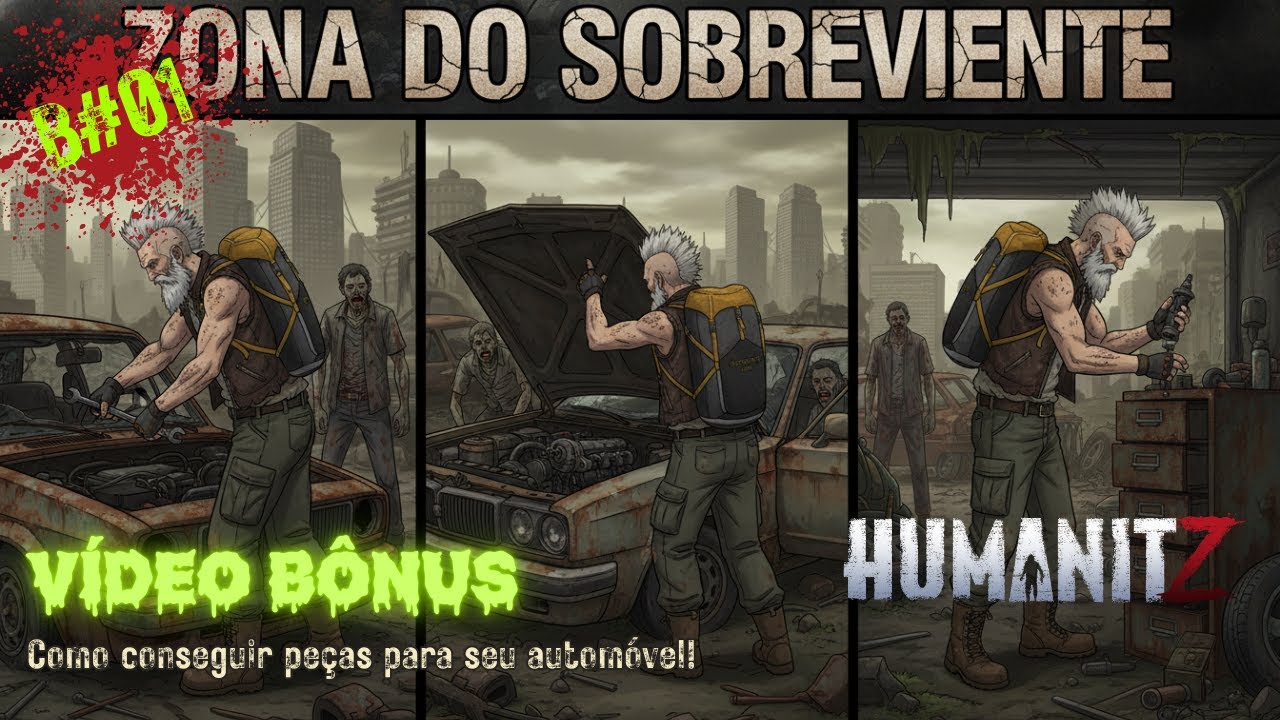 HumanitZ: Guia de Mecânica! Onde achar peças de Carro (Especial @Doc-Quantum)