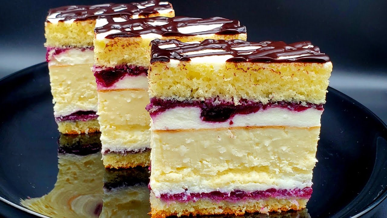 🫐🍓ПЛЯЦОК Липневий настрій. Пляцки Наталії Сус. Сирник з ягідним прошарком.