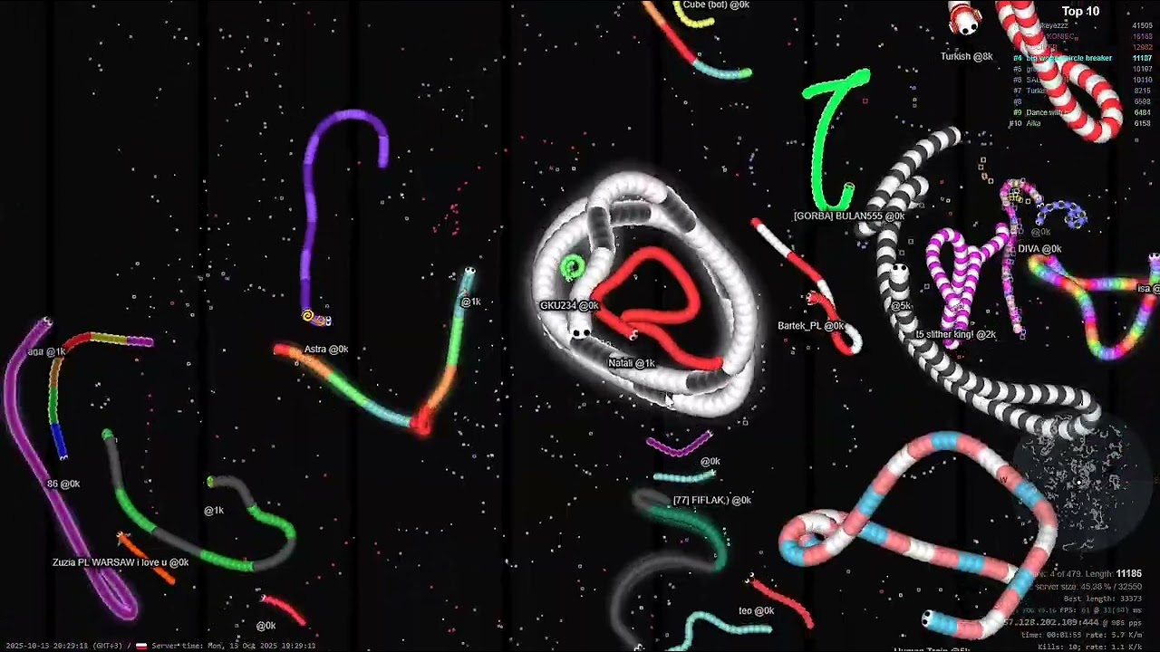 Slither.io Compilation №35 (full version)