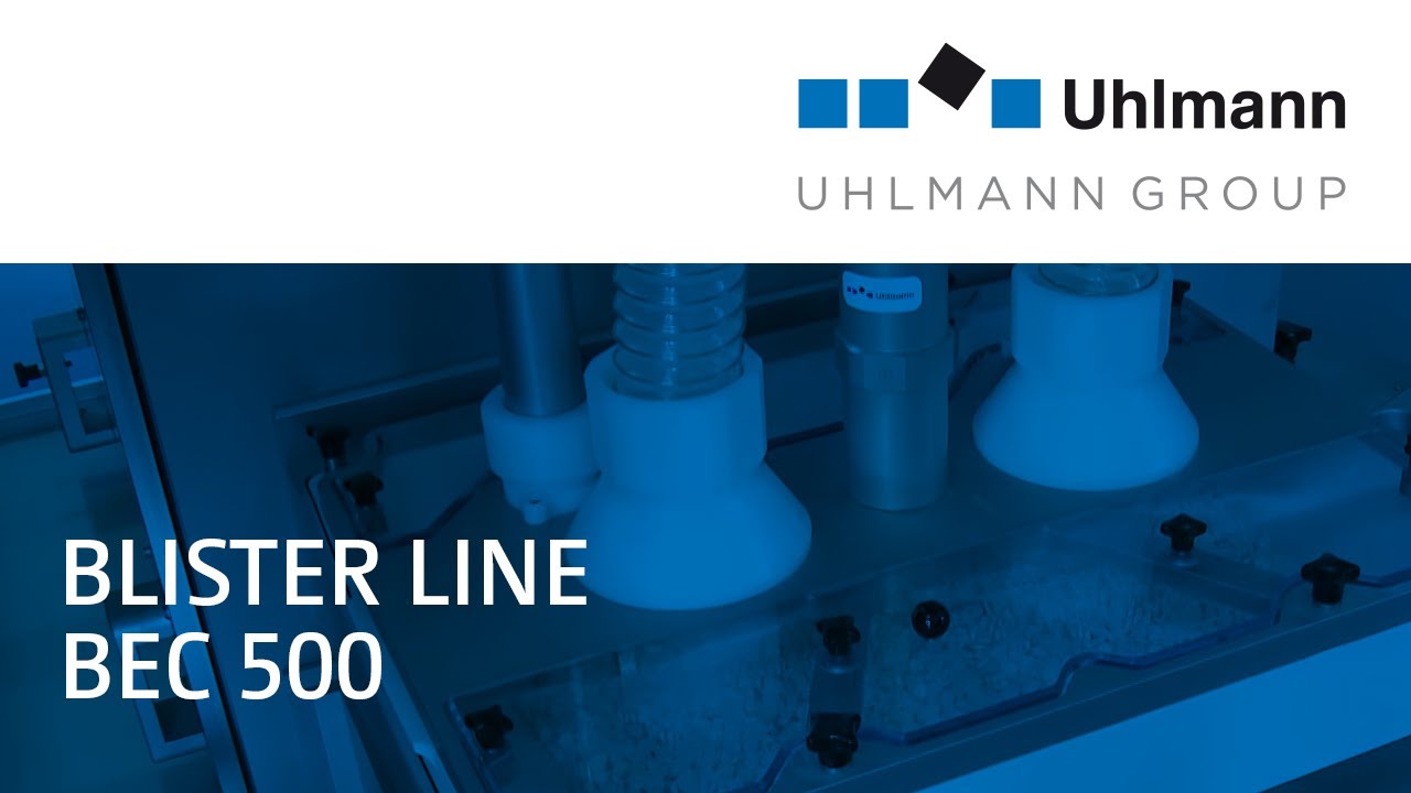 Uhlmann Blister line BEC 500 / Blisterlinie BEC 500