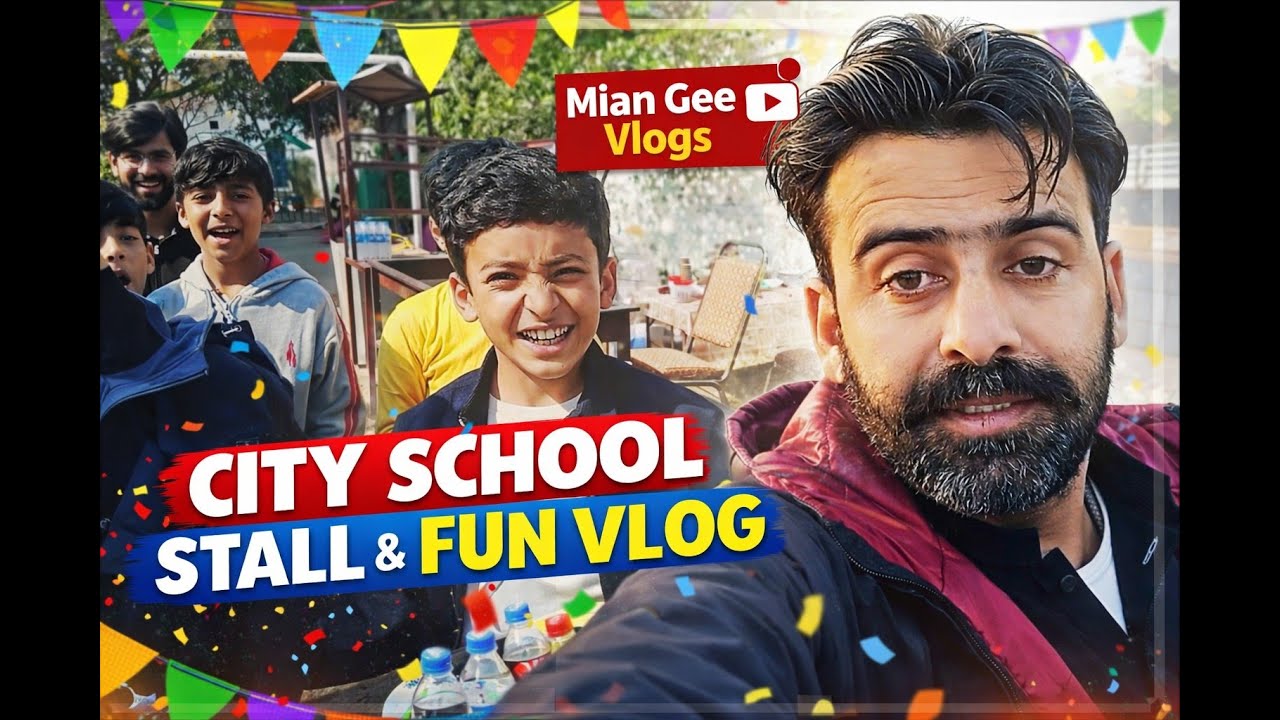 City School Mein Stall Lagai 😍 | Kids Ke Sath Full Masti | Mian Gee Vlogs