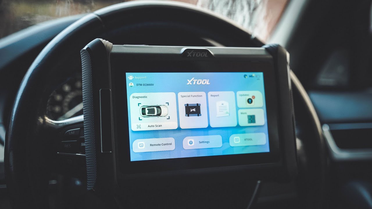 XTOOL D7W: Menu, Diagnose, Service Functions, Settings FULL ACCESS REVIEW