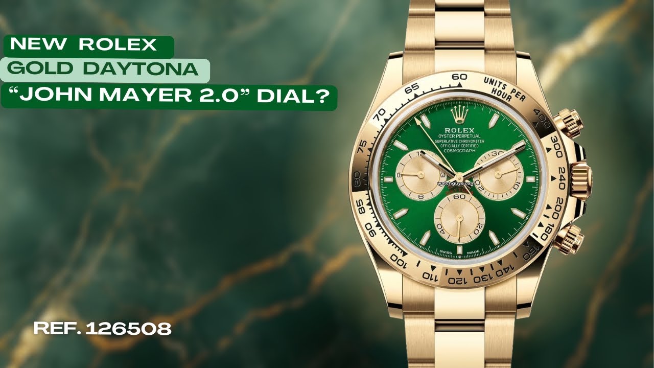 Unboxing Rolex Daytona “John Mayer 2.0” | New Green Dial Cosmograph | Ref. 126508 |