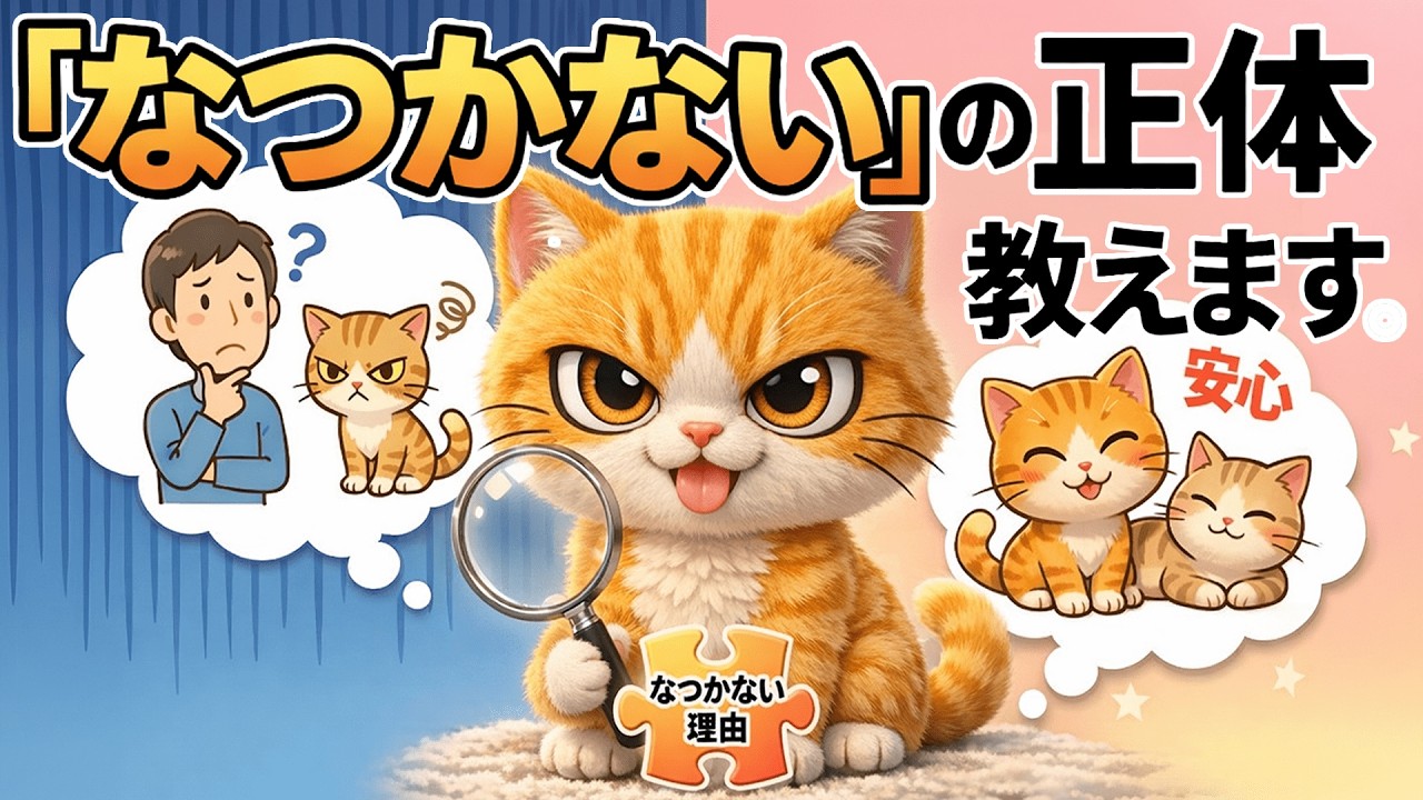 【猫雑学】心を開くのに時間がかかる猫と、ゆっくり距離を縮める話
