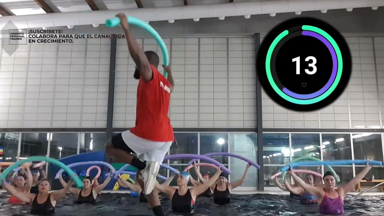 АКВАБИФИТНЕС, АКВАГИМИТАЦИЯ И ГИДРОГИНАСТИКА - 23 упражнения с нудлами для бассейна 