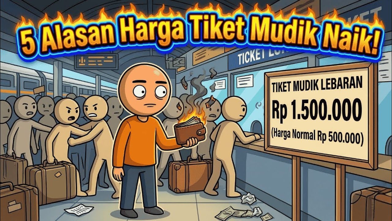 5 Alasan Harga Tiket Mudik Naik di Libur Lebaran!