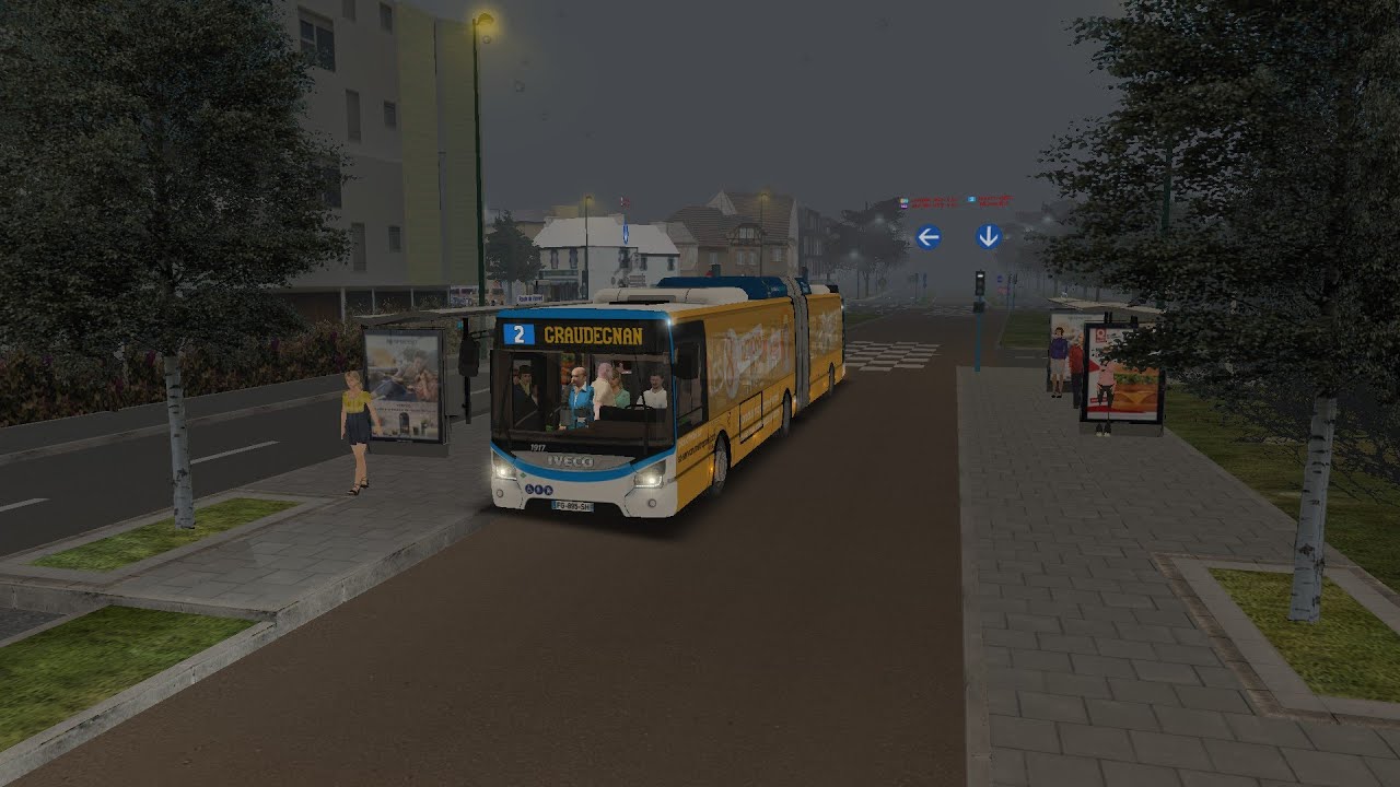 OMSI 2 [Map St Servan] Ligne 2 en IVECO Urbanway 18 GNV (pelliculage particulier)