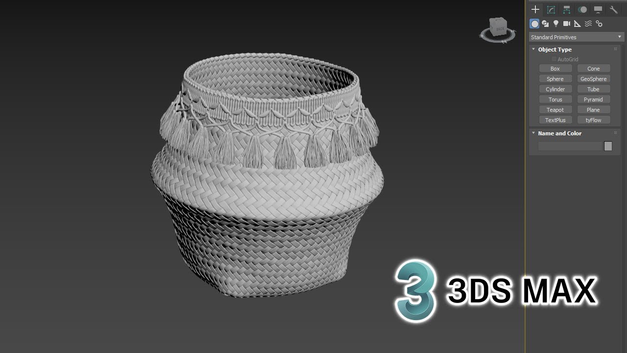 Woven basket modeling