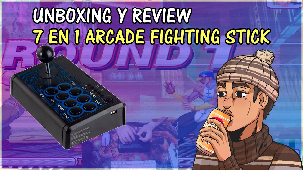 🔥🕹️Unboxing & Review 🎮 ¡El Arcade Stick 7 en 1 Más Barato y Sorprendente! ⚡