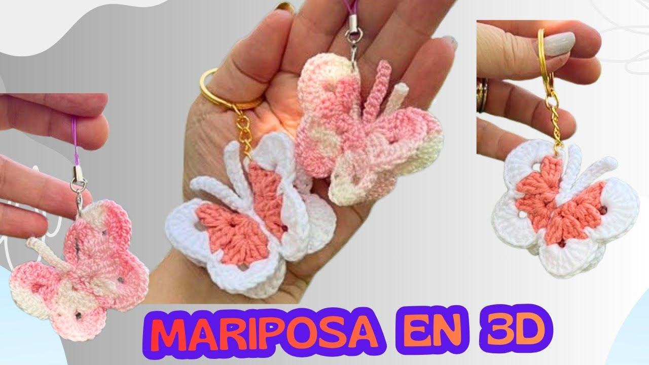 Mariposa 3D Tejida 🦋✨ | Crochet Creativo que Enamora