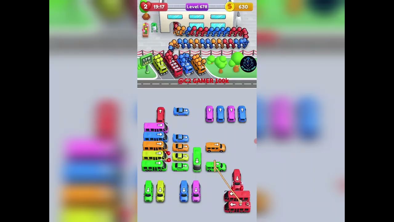 Crowd Express level 678 walkthrough solution 