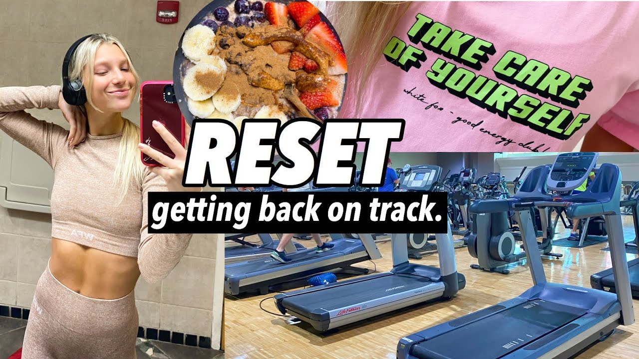 GETTING BACK ON TRACK | working out, studying, class, and more!
