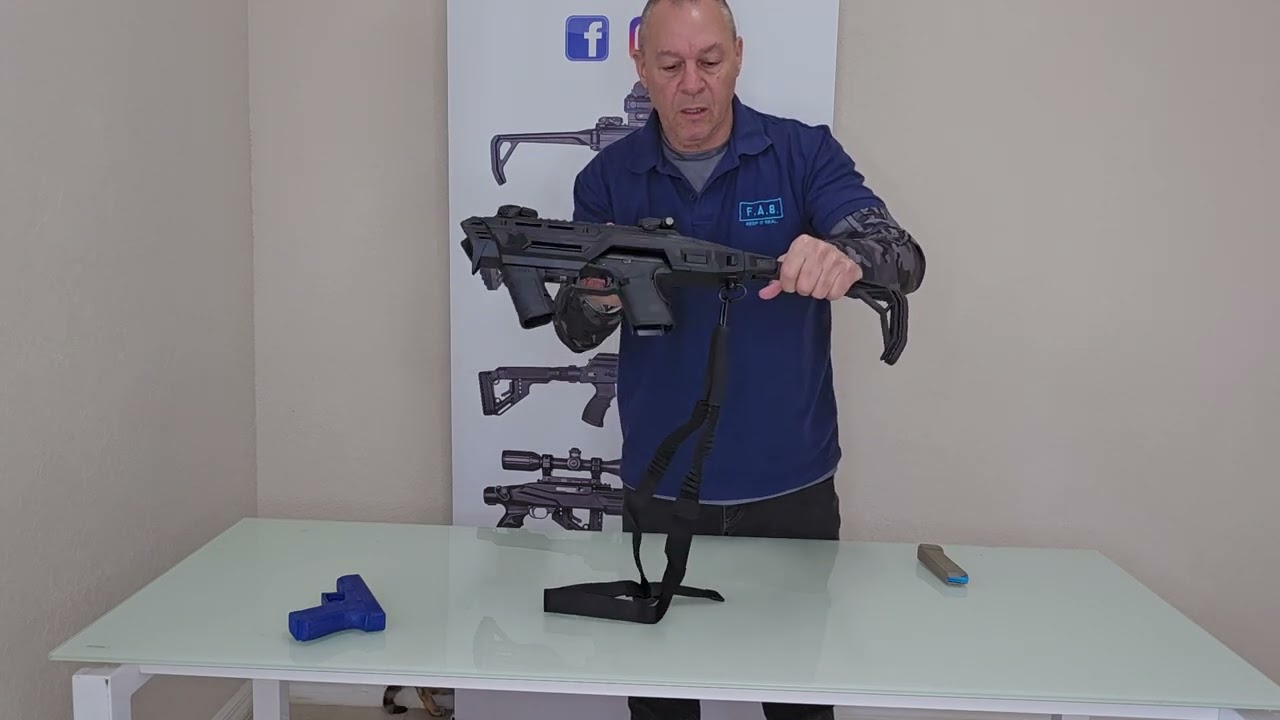 Inserting a gun into the AMP