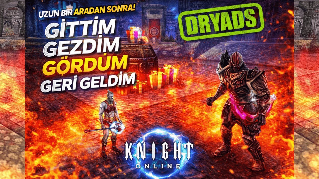 Geri Döndüm DRYADS OKÇU Oynamayı Özlemişim #knightonline #knightonlinefarm #mmorpg #knightonlinepk