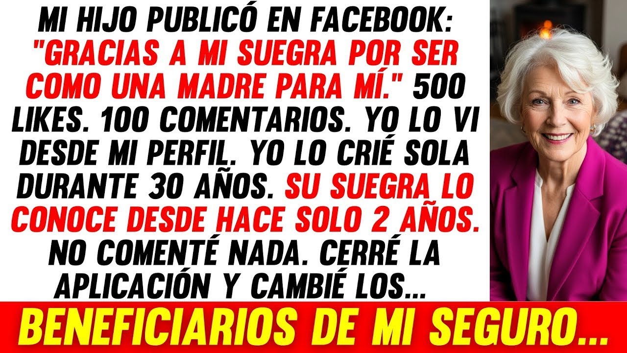Mi Hijo Me Cambió Por Su Suegra En Facebook, No Sabía Que Yo Estaba Viendo, Entonces Fui Al Banco...