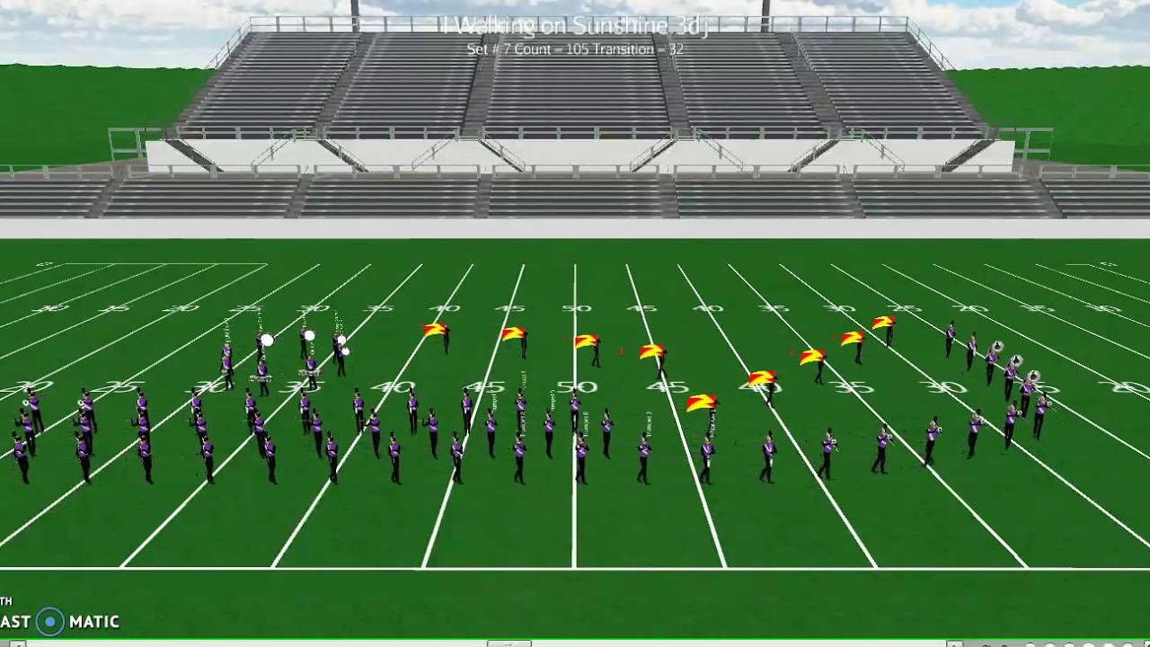 2018 Ashe County High School - 1 - Walking on Sunshine - Pressbox