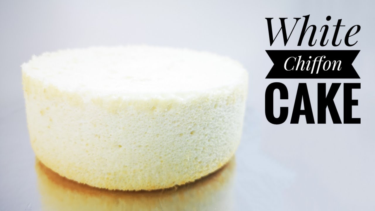White Chiffon Cake | White Cake | Angel Food Cake | Wedding Cake Base | Bake and Toss