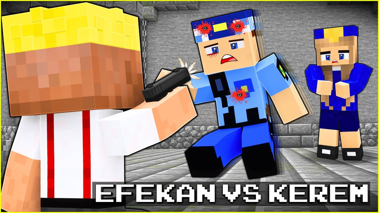 KEREM KOMİSER VE EFEKAN DÜŞMAN OLDU! 😱 - Minecraft