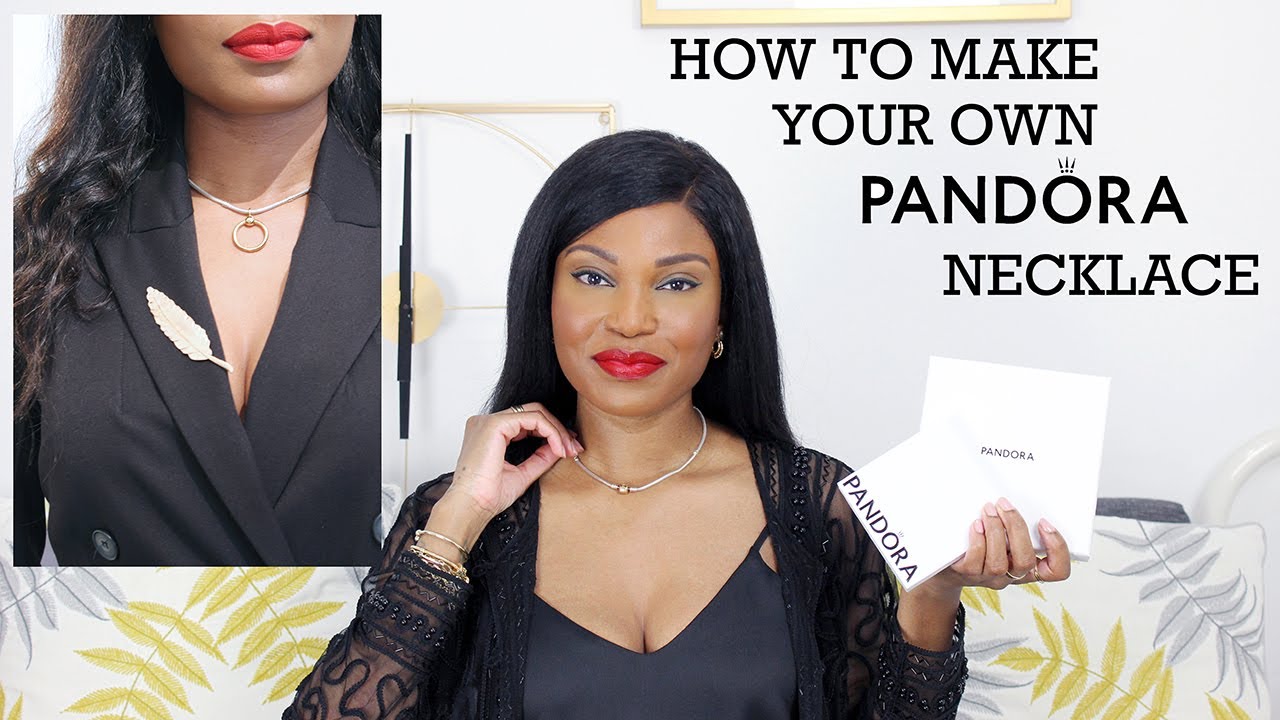 HOW TO MAKE YOUR OWN PANDORA NECKLACE 😍 | JEWELLERY HACK | STYLE DIY | ABIGAIL AYOOLA