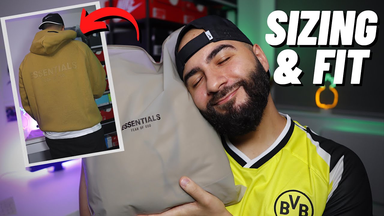 FEAR OF GOD ESSENTIALS HOODIE FALL 21 | Sizing & Fit