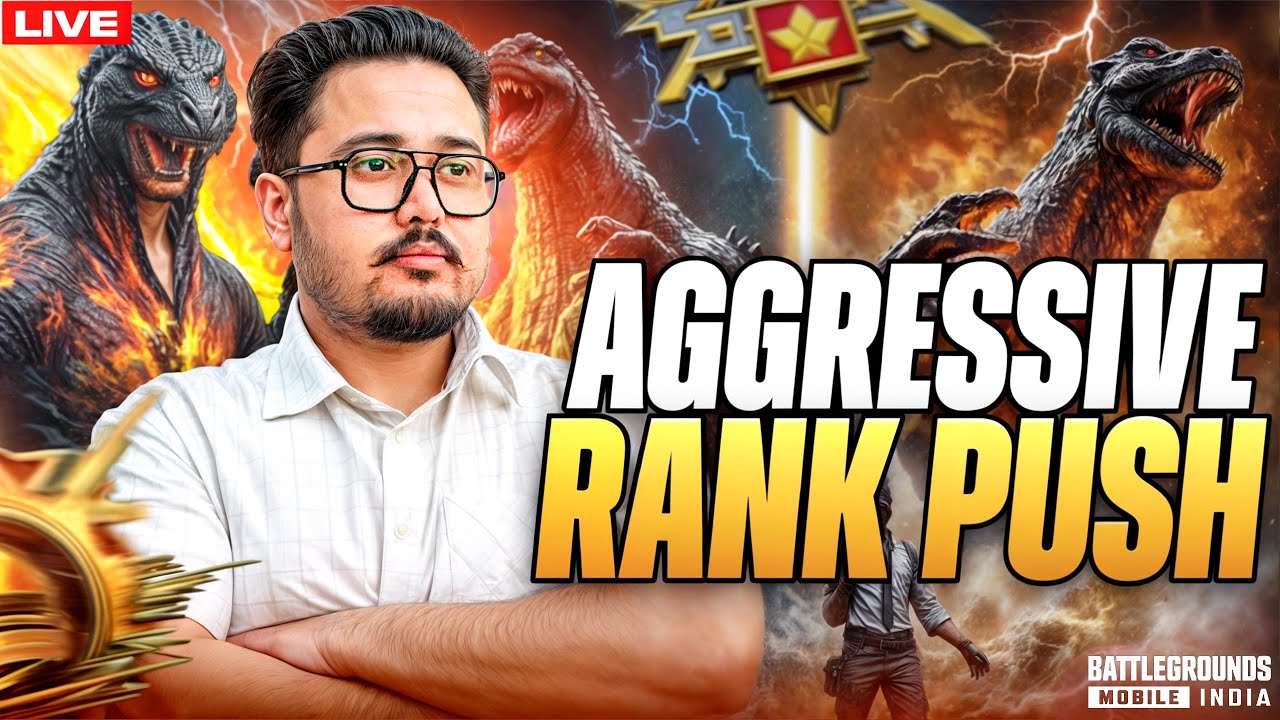 BGMI LIVE | Conqueror Push 💀 | High Kill Matches 🔥 #bgmi #bgmilive #livestreamer #live