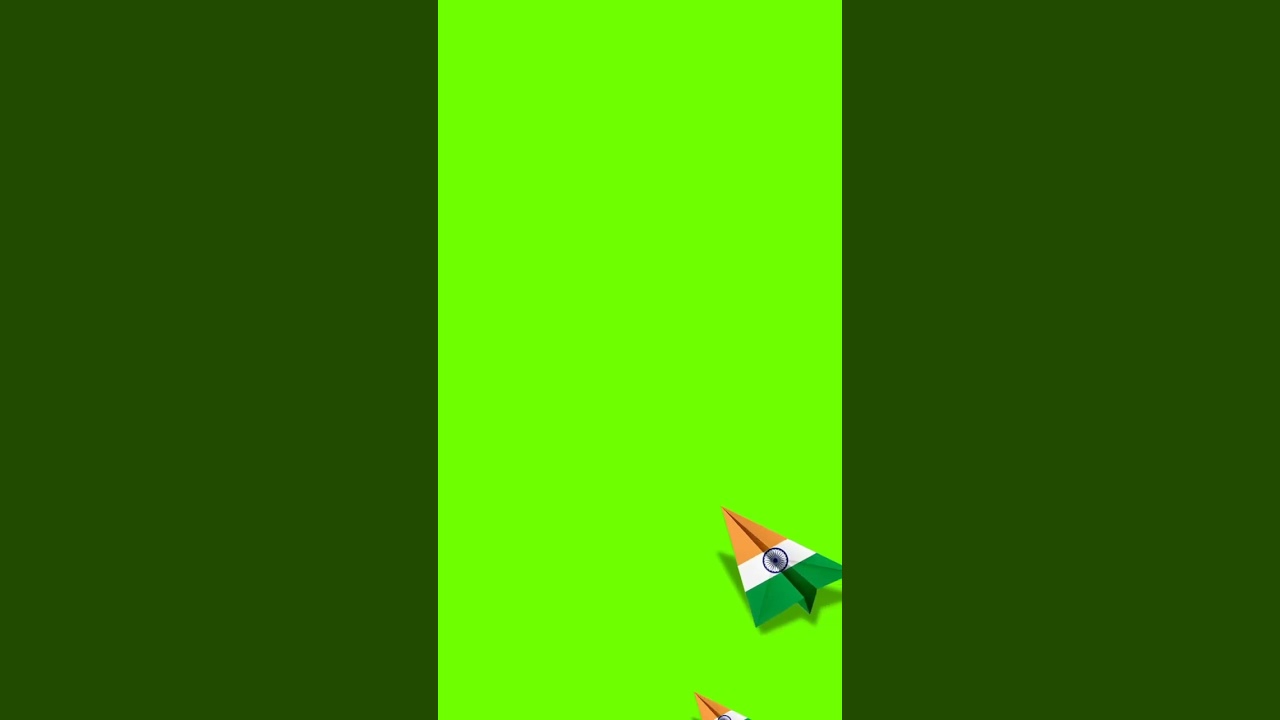 indian flag green screen