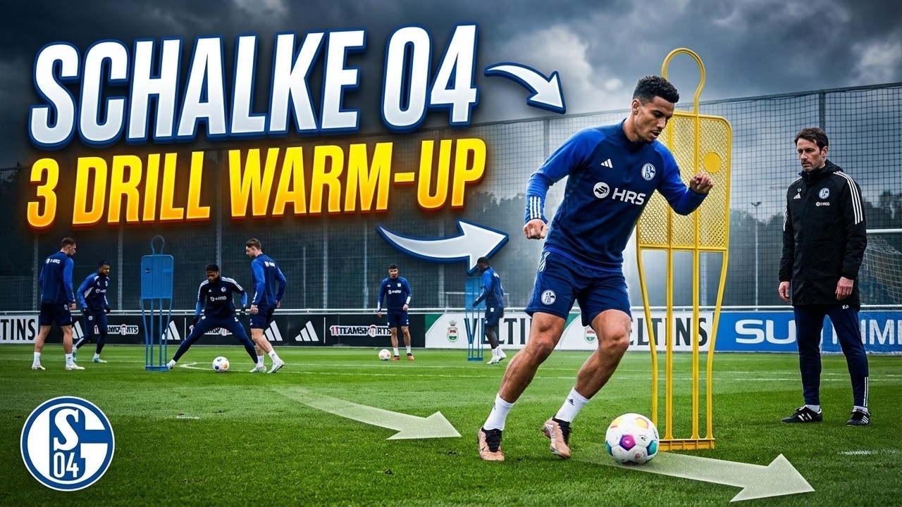 ⚽ FC Schalke 04 / Complete Warm Up Routine with the Ball / 3 Drills