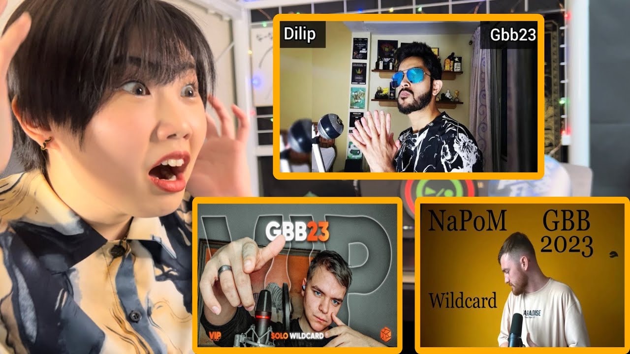 Na-Na REACTS | NaPoM & Remix & Dilip GBB 2023 Wildcard #beatbox #GBB23 #ビートボックス