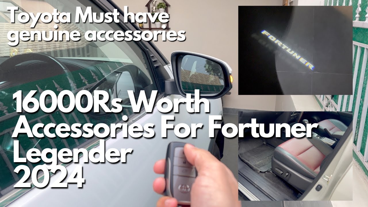5 Must Have Accessories For Toyota Legender From Company | 16000Rs Worth Toyota Original Accessories