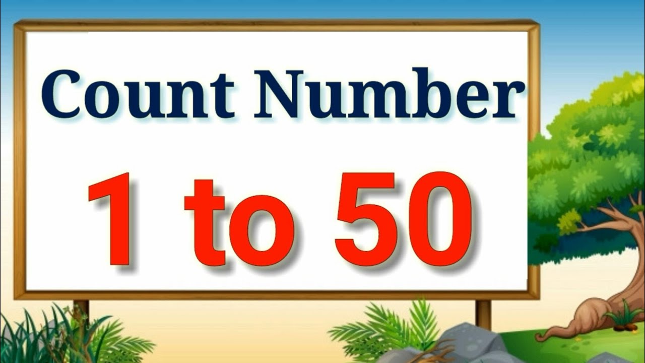 Count Number 1 to 50, learn counting 1 to 50, 1 se 50 tak ginti, numbers