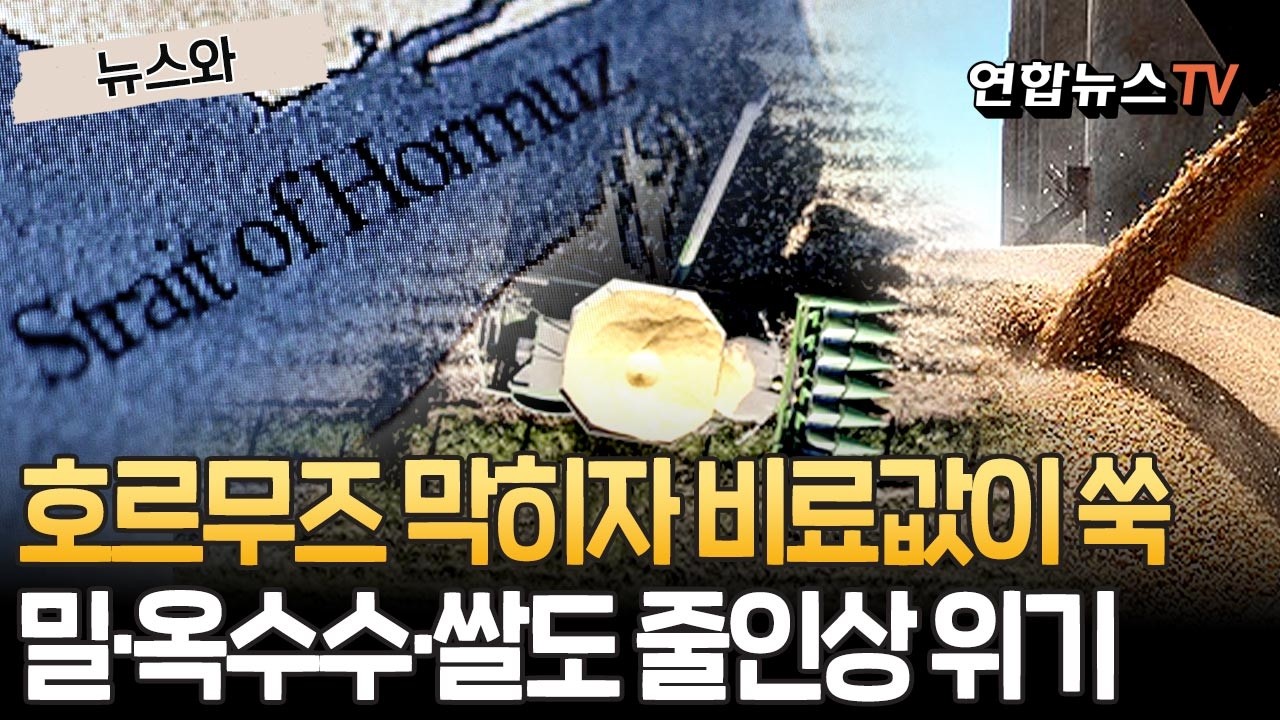 호르무즈 막히자 쑥 오른 비료값&hellip;밀&middot;옥수수&middot;쌀 가격 줄줄이 오르나 [뉴스와] / 연합뉴스TV(YonhapnewsTV)