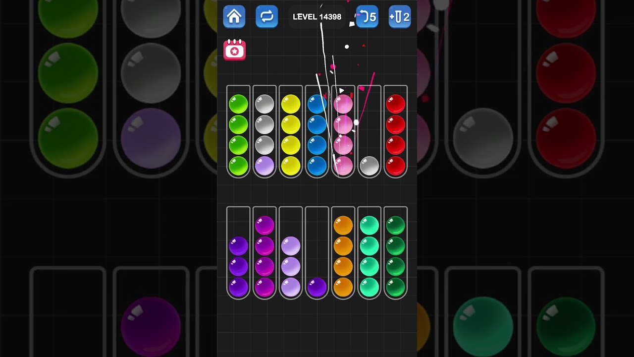 Ball Sort Puzzle by Guru Game: Levels 14396, 14397, 14398, 14399, 14400