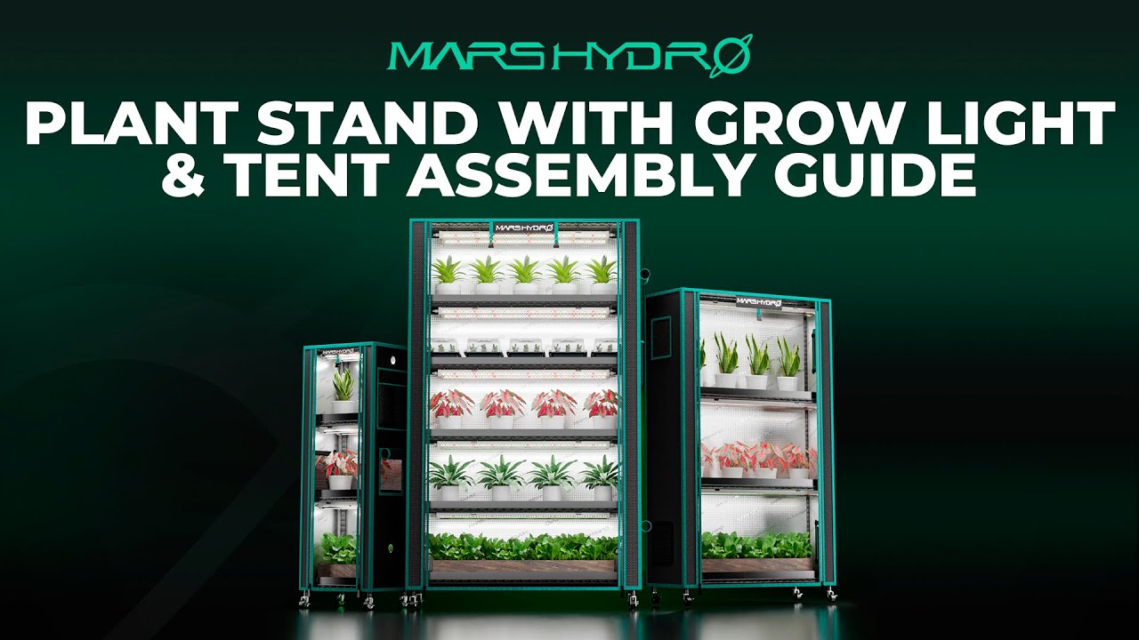 Complete Setup Guide | Mars Hydro Plant Stand, Lights, Tent & iTime Control | 2025 New