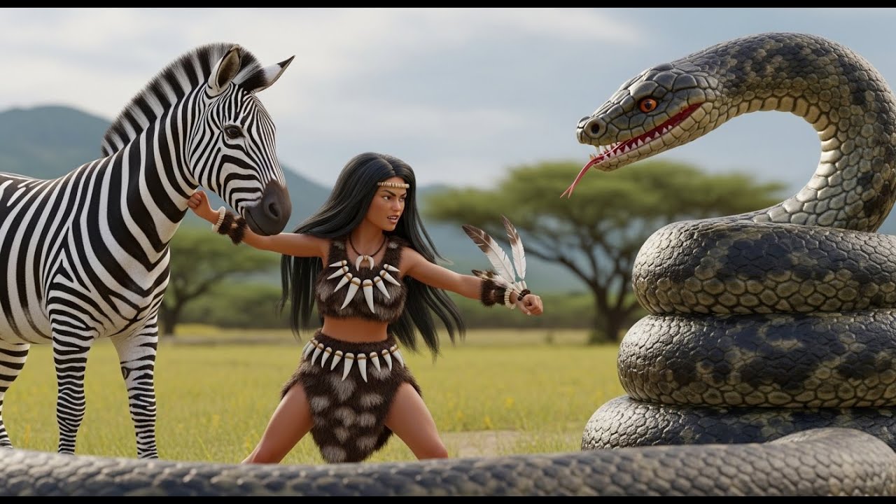 Life Million Years Ago: A Girl Saved a Zebra from a Giant Snake Explained
