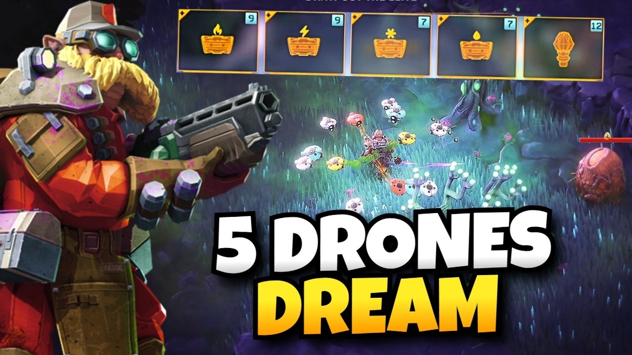 We Got ALL 5 Drone Weapons in One Run! | Deep Rock Galactic: Survivor