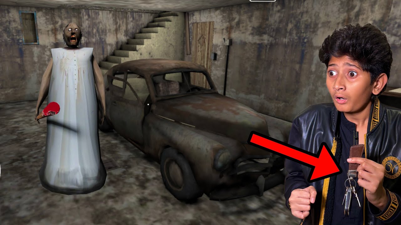  GRANNY Ki CAR CHORI KARLI?😳HORROR GAME