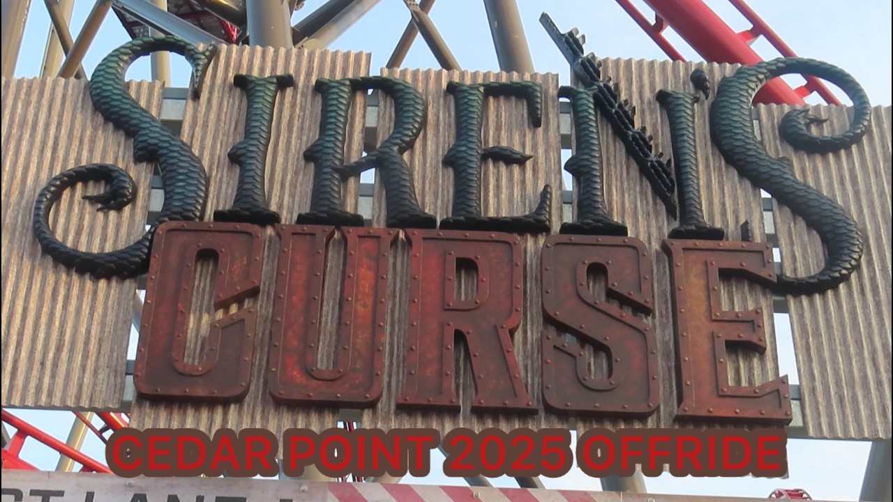 Siren's Curse Cedar Point 2025 Offride (No Copyright)