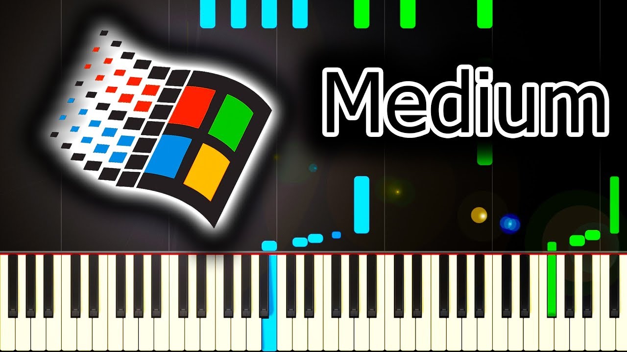 WINDOWS 95 STARTUP SOUND - Piano Tutorial