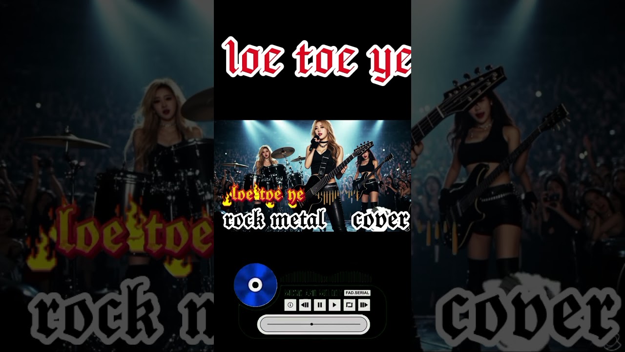 rock metal cover 🎸 loe toe ye version 🎸 metal rnergi